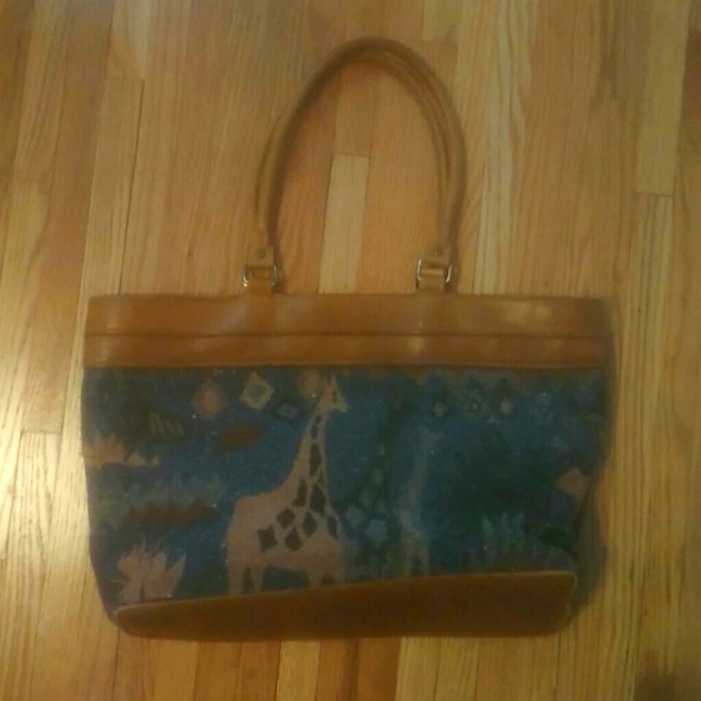 Vintage Carpet Bags of America tote